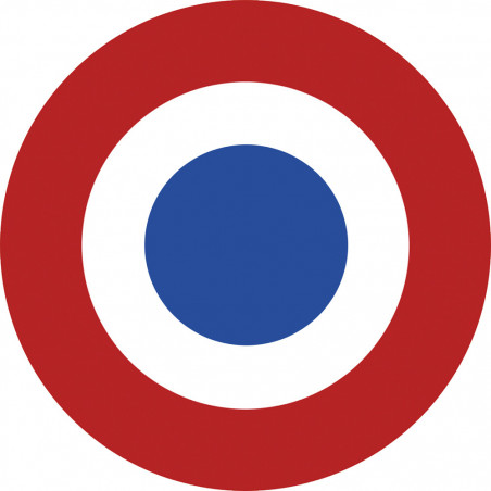 drapeau aviation Française - 10cm - Sticker/autocollant