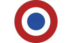 drapeau aviation Française - 15cm - Sticker/autocollant