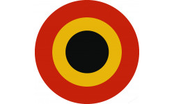 drapeau aviation Belge - 5cm - Sticker/autocollant