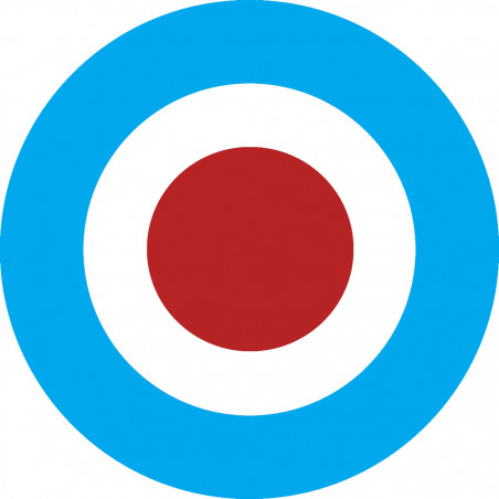 drapeau aviation anglaise - 5cm - Sticker/autocollant