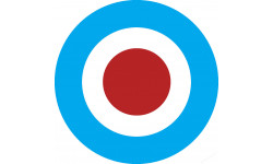 drapeau aviation anglaise - 10cm - Sticker/autocollant