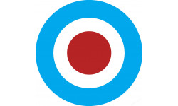 drapeau aviation anglaise - 15cm - Sticker/autocollant