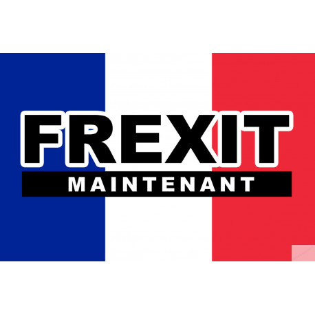 FREXIT - 29x19cm - Sticker/autocollant