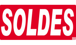 SOLDES R16 - 30x14 cm - Sticker/autocollant