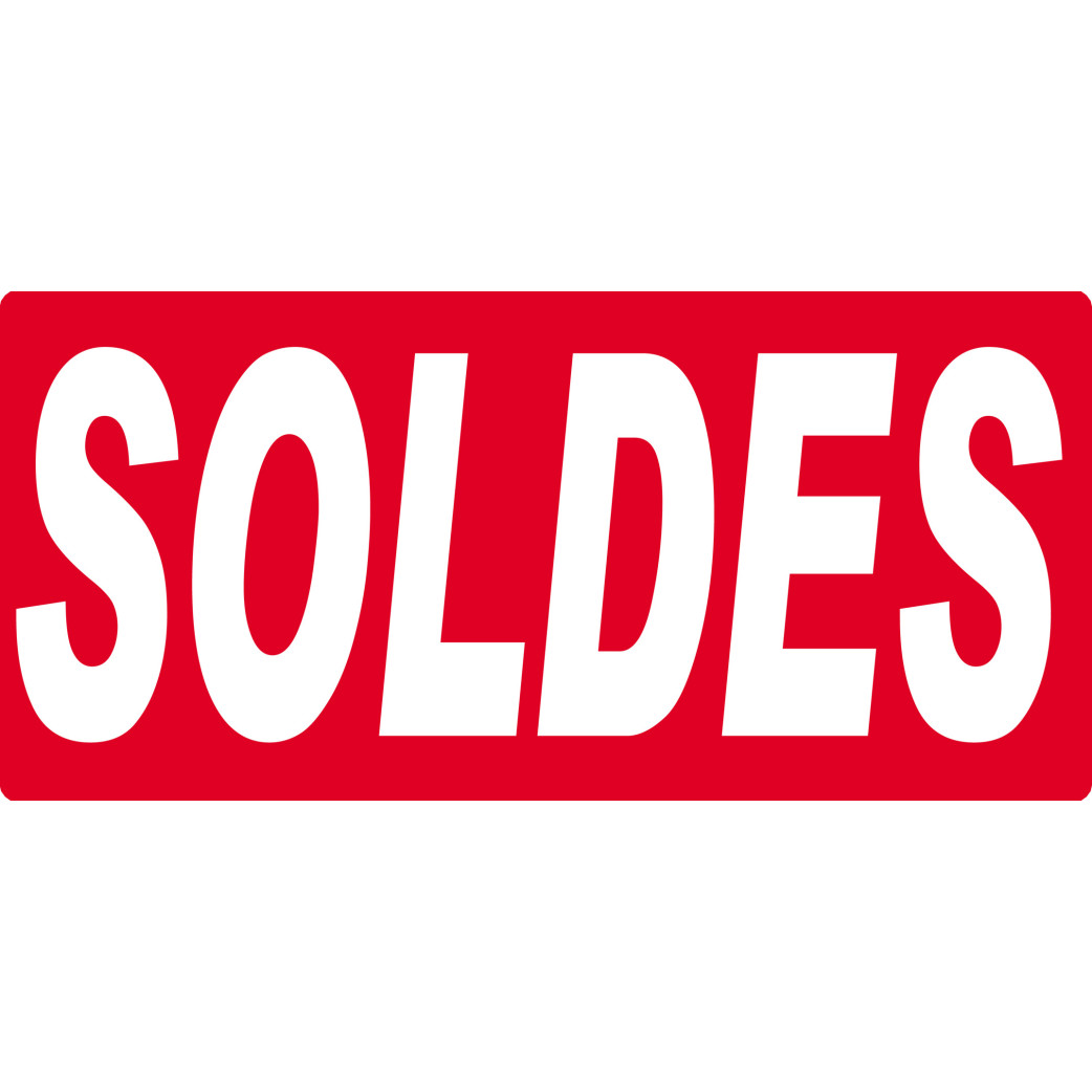 SOLDES R16 - 15x7cm - Sticker/autocollant