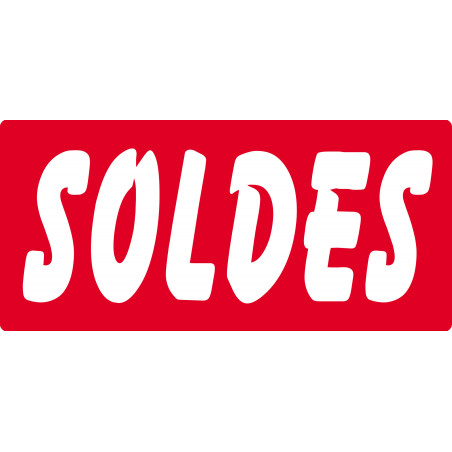 SOLDES R3 - 30x14 cm - Sticker/autocollant