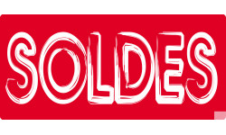 SOLDES R4 - 20x9cm - Sticker/autocollant