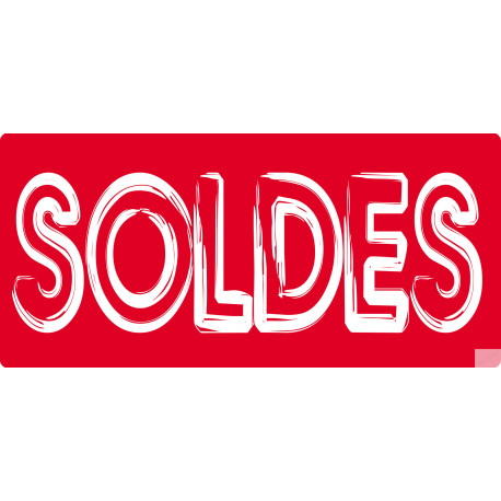 SOLDES R4 - 20x9cm - Sticker/autocollant