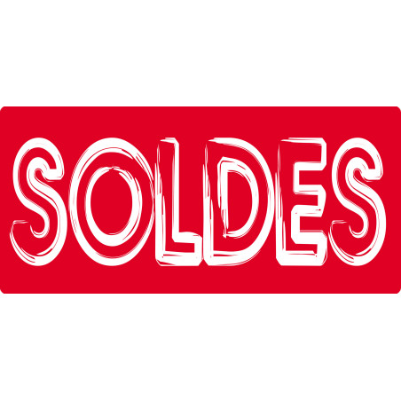 SOLDES R4 - 20x9cm - Sticker/autocollant
