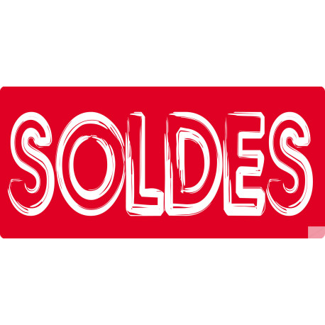 SOLDES R4 - 15x7cm - Sticker/autocollant