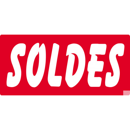 SOLDES R3 - 20x9cm - Sticker/autocollant