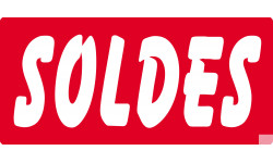 SOLDES R3 - 15x7cm - Sticker/autocollant