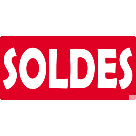 SOLDES R5 - 20x9cm - Sticker/autocollant