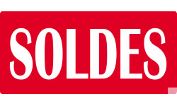 SOLDES R7 - 30x14cm - Sticker/autocollant