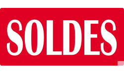 SOLDES R7 - 20x9cm - Sticker/autocollant