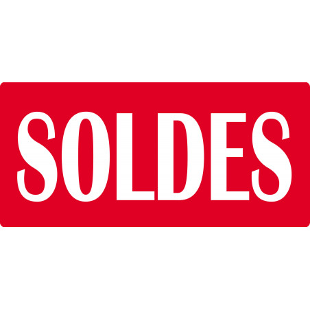 SOLDES R7 - 20x9cm - Sticker/autocollant