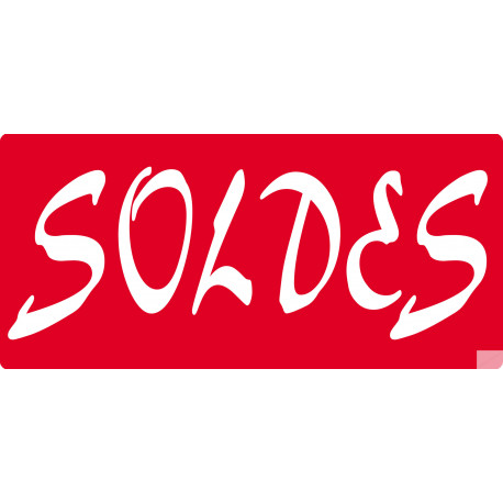 SOLDES R9 - 30x14cm - Sticker/autocollant