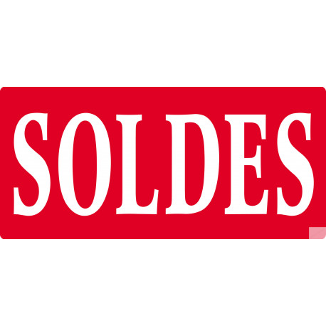 SOLDES R11 - 20x9cm - Sticker/autocollant