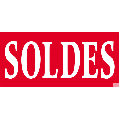 SOLDES R11 - 15x7cm - Sticker/autocollant SOLDES R11 - 15x7cm - Sticker/autocollant