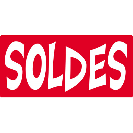 SOLDES R12 - 30x14cm - Sticker/autocollant