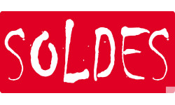 SOLDES R13 - 30x14cm - Sticker/autocollant