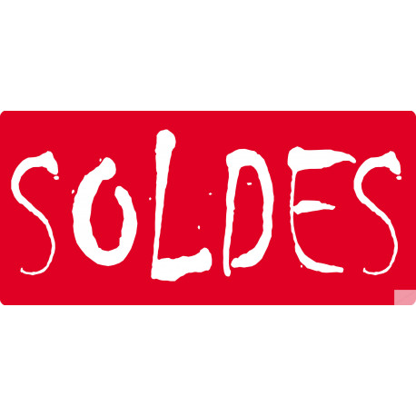 SOLDES R13 - 30x14cm - Sticker/autocollant