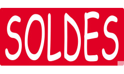 SOLDES R14 - 30x14cm - Sticker/autocollant