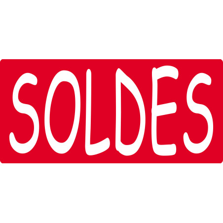 SOLDES R14 - 30x14cm - Sticker/autocollant
