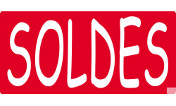 SOLDES R14 - 20x9cm - Sticker/autocollant