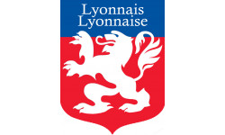 Sticker / autocollants : Lyonnais Lyonnaise - 10x7,7cm