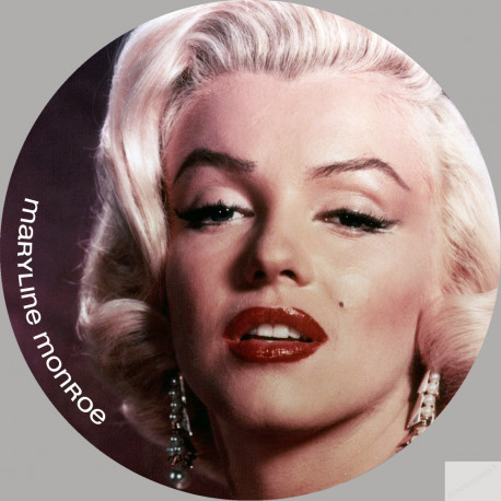 maryline monroe - 20cm - Sticker/autocollant