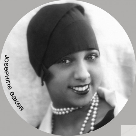 Joséphine Baker (20x20cm) - Sticker/autocollant