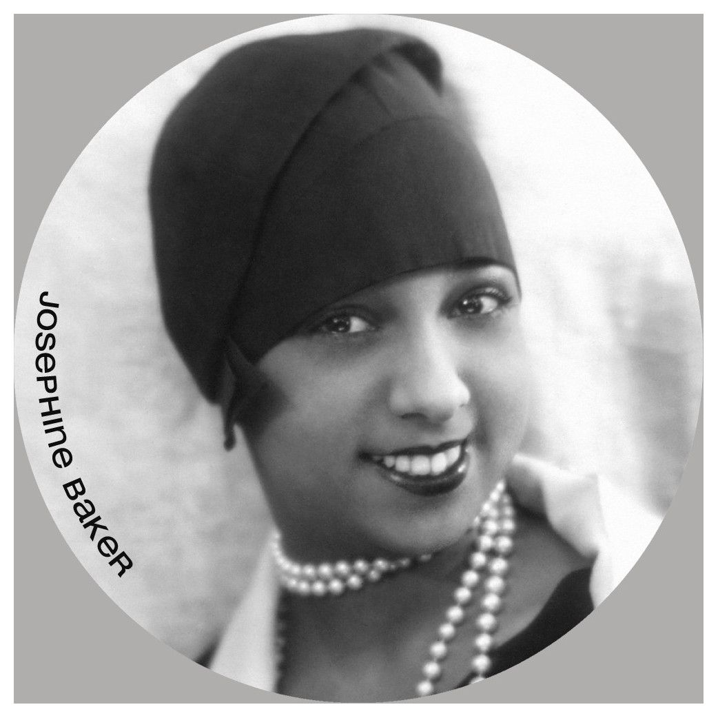 Joséphine Baker (15x15cm) - Sticker/autocollant