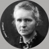 Marie Curie (15x15cm) - Sticker/autocollant