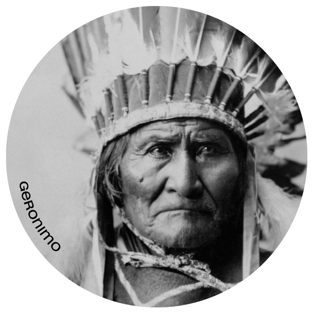 Géronimo (5x5cm) - Sticker/autocollant