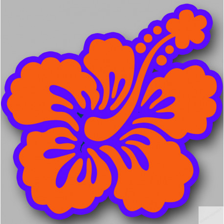 Repère fleur 30 - 10cm - Sticker/autocollant