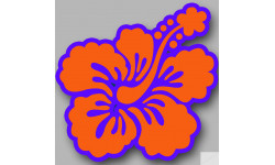 Repère fleur 30 - 15cm - Sticker/autocollant