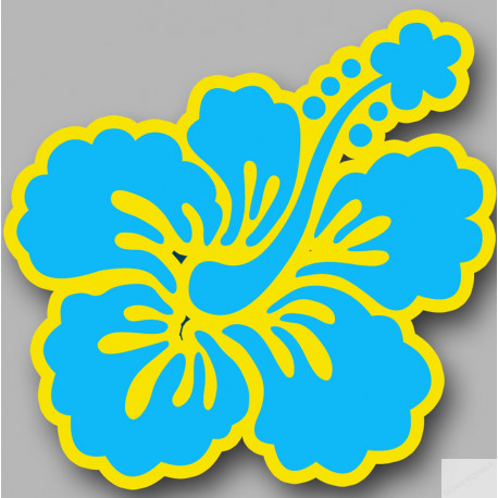 Repère fleur 29 - 10cm - Sticker/autocollant