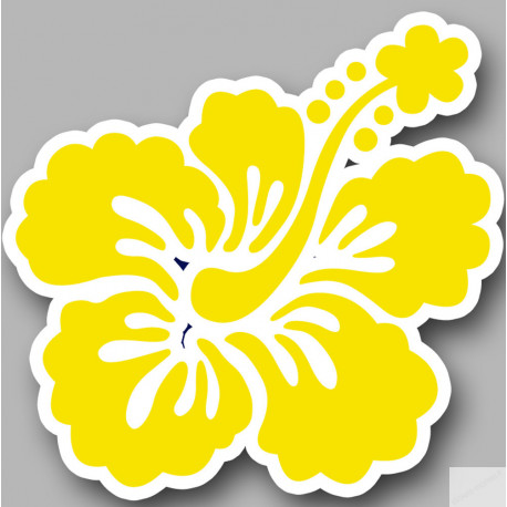 Repère fleur 28 - 10cm - Sticker/autocollant