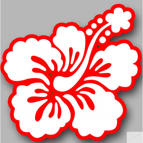 Repère fleur 26 - 10cm - Sticker/autocollant
