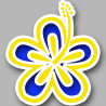 Repère fleur 23 - 15cm - Sticker/autocollant