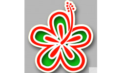 Repère fleur 22 - 10cm - Sticker/autocollant
