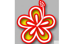 Repère fleur 21 - 5cm - Sticker/autocollant