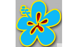 Repère fleur 19 - 10cm - Sticker/autocollant