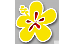 Repère fleur 18 - 10cm - Sticker/autocollant