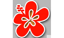 Repère fleur 17 - 10cm - Sticker/autocollant