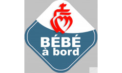 bébé à bord vendéen - 10cm - Sticker/autocollant