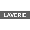 LAVERIE gris - 15x3,5cm - Sticker/autocollant