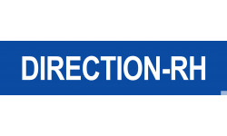 DIRECTION RH bleu - 29x7cm - Sticker/autocollant