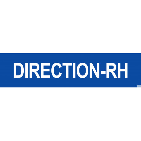 DIRECTION RH bleu - 29x7cm - Sticker/autocollant